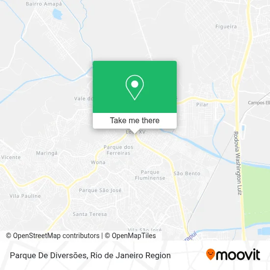 Parque De Diversões map