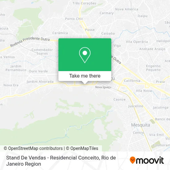 Stand De Vendas - Residencial Conceito map