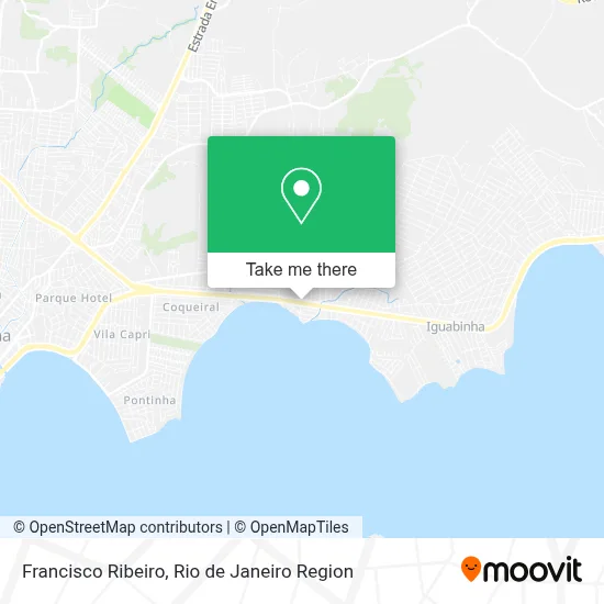Francisco Ribeiro map