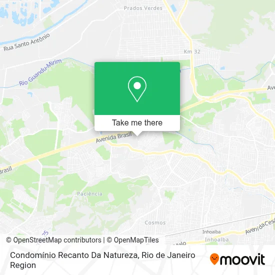 Condomínio Recanto Da Natureza map