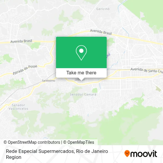 Rede Especial Supermercados map