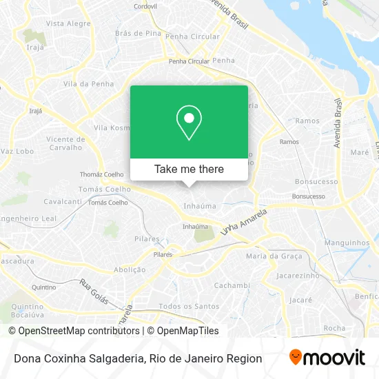 Dona Coxinha Salgaderia map
