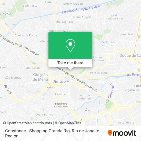 Constance - Shopping Grande Rio map