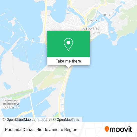 Pousada Dunas map