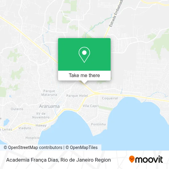 Academia França Dias map