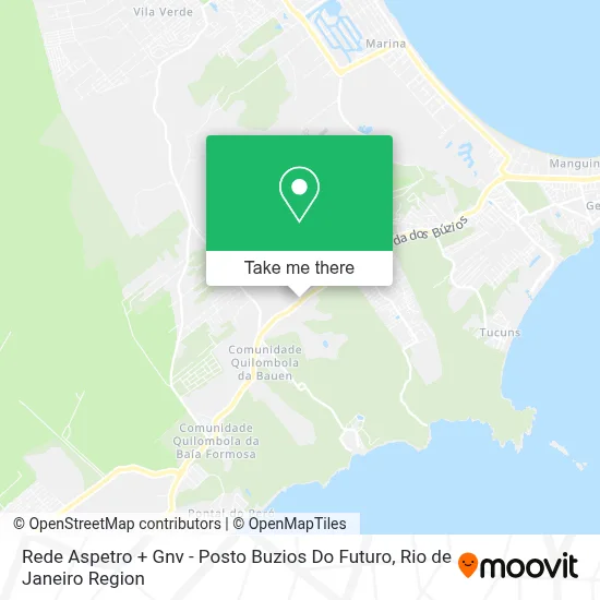 Rede Aspetro + Gnv - Posto Buzios Do Futuro map