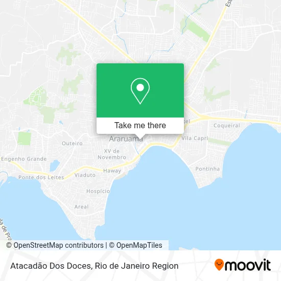 Atacadão Dos Doces map