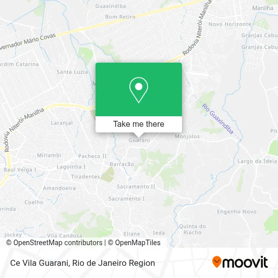 Ce Vila Guarani map