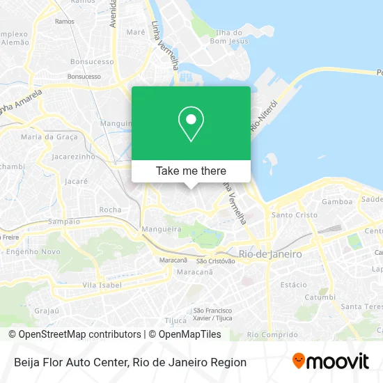 Beija Flor Auto Center map