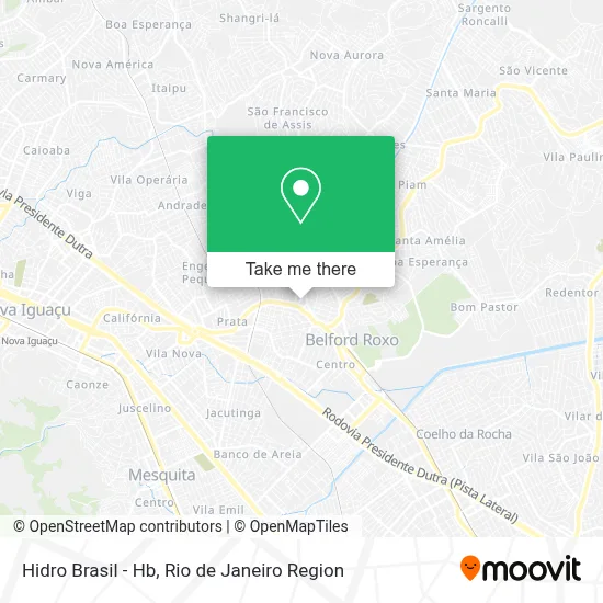 Hidro Brasil - Hb map