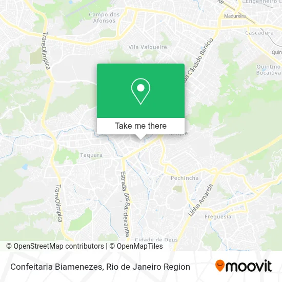 Confeitaria Biamenezes map