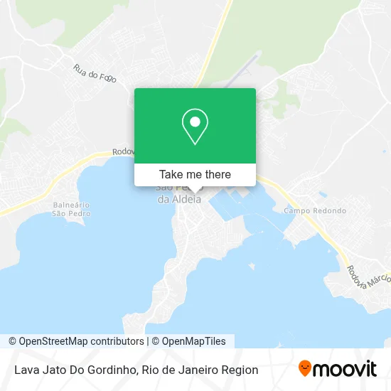 Lava Jato Do Gordinho map