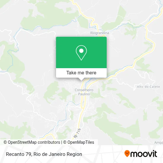 Recanto 79 map