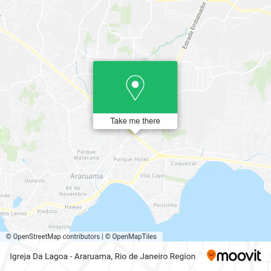 Igreja Da Lagoa - Araruama map