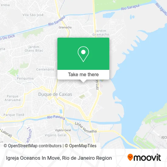 Igreja Oceanos In Move map