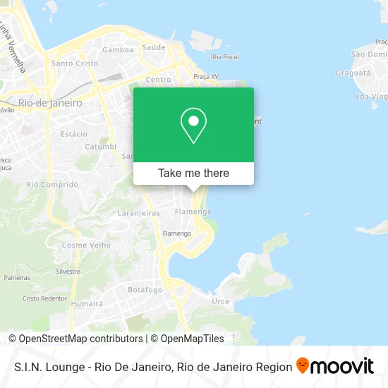 S.I.N. Lounge - Rio De Janeiro map