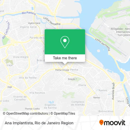 Ana Implantista map