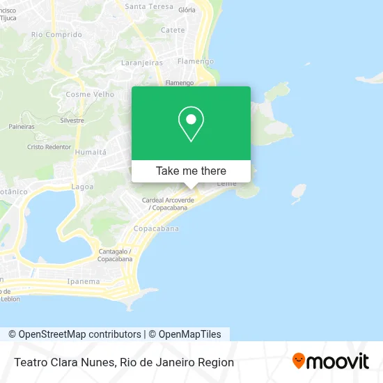 Teatro Clara Nunes map