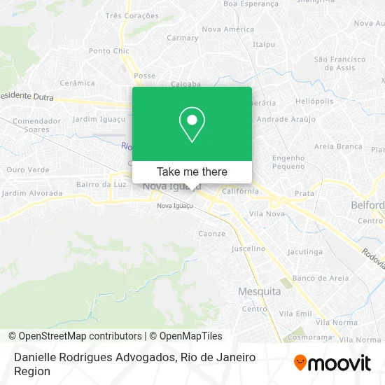 Danielle Rodrigues Advogados map