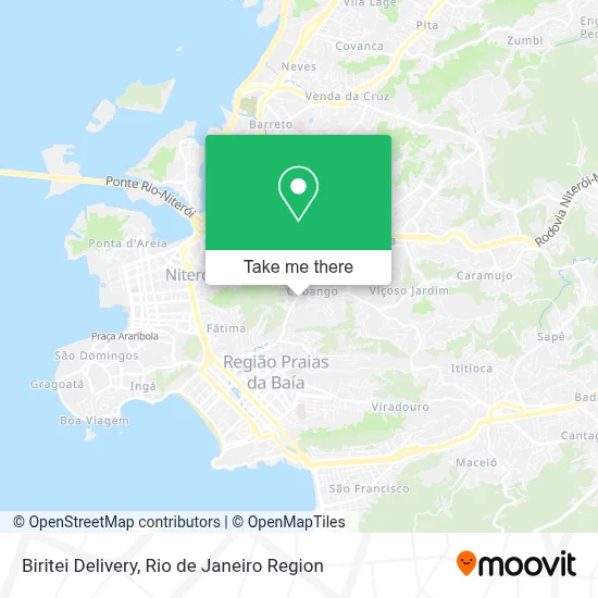 Biritei Delivery map