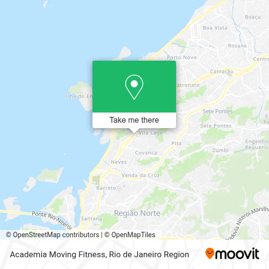 Academia Moving Fitness map