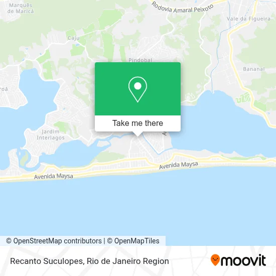 Recanto Suculopes map