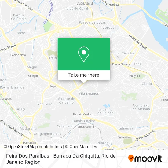 Feira Dos Paraíbas - Barraca Da Chiquita map