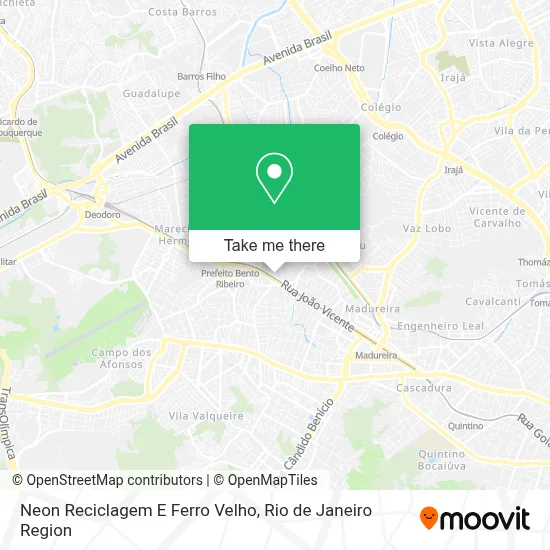 Neon Reciclagem E Ferro Velho map