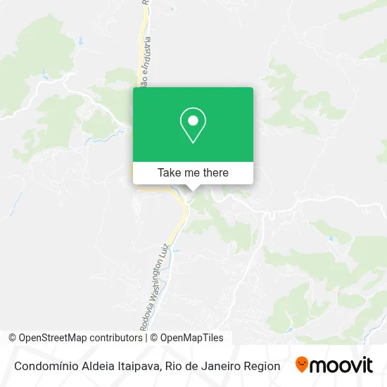 Condomínio Aldeia Itaipava map
