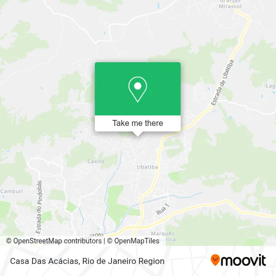 Casa Das Acácias map
