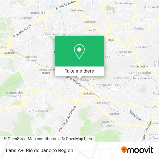 Labs A+ map
