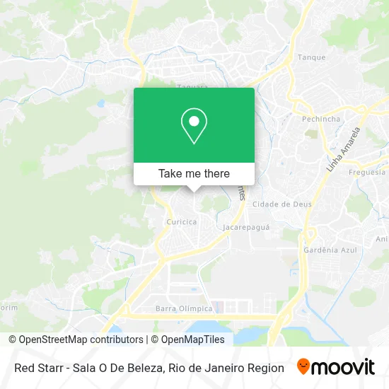Red Starr - Sala O De Beleza map