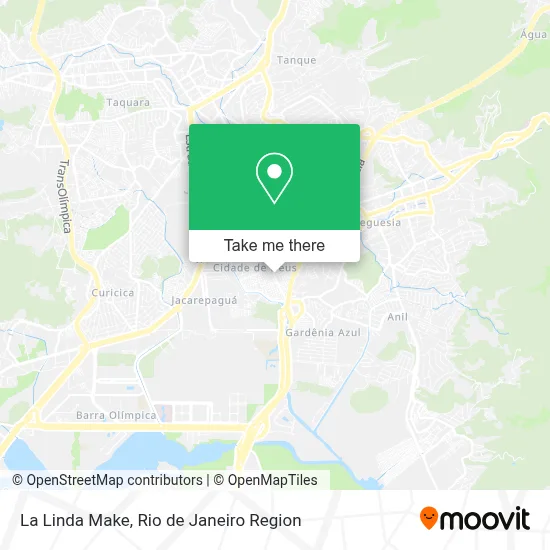La Linda Make map