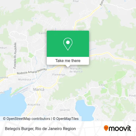 Belego's Burger map