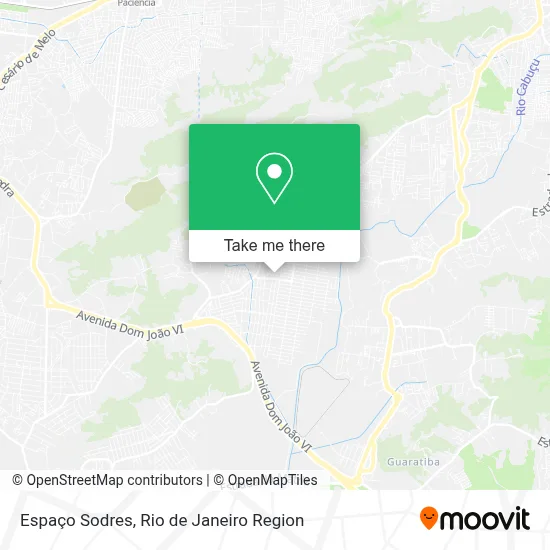 Espaço Sodres map