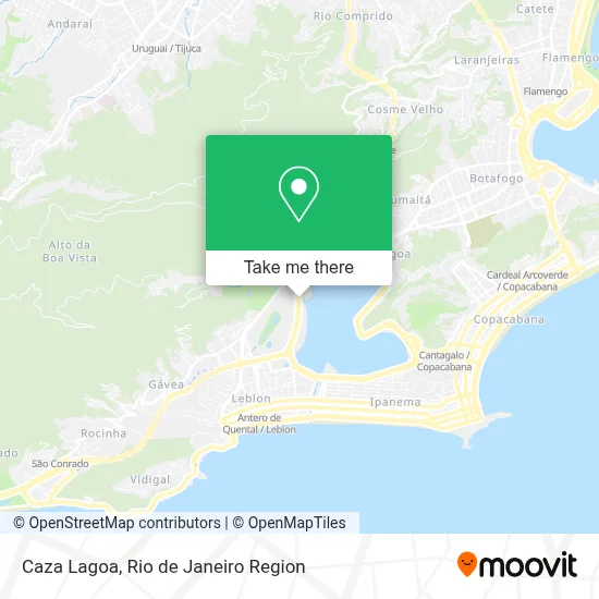 Caza Lagoa map