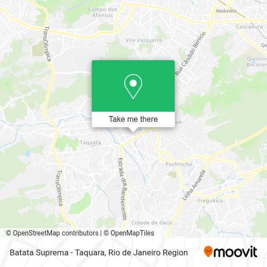 Batata Suprema - Taquara map
