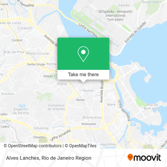 Alves Lanches map