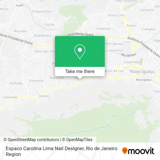 Espaco Carolina Lima Nail Designer map