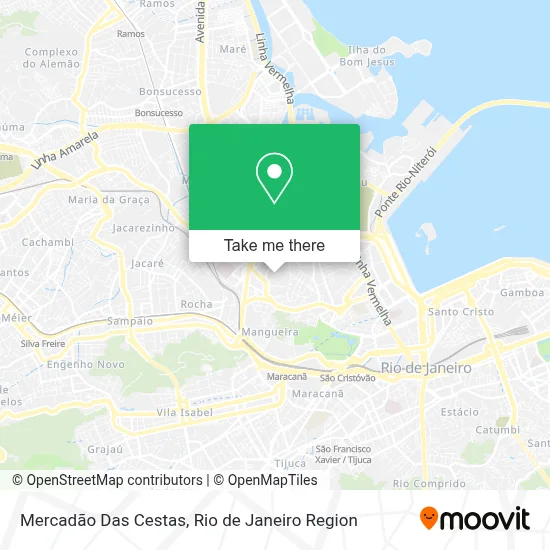 Mercadão Das Cestas map