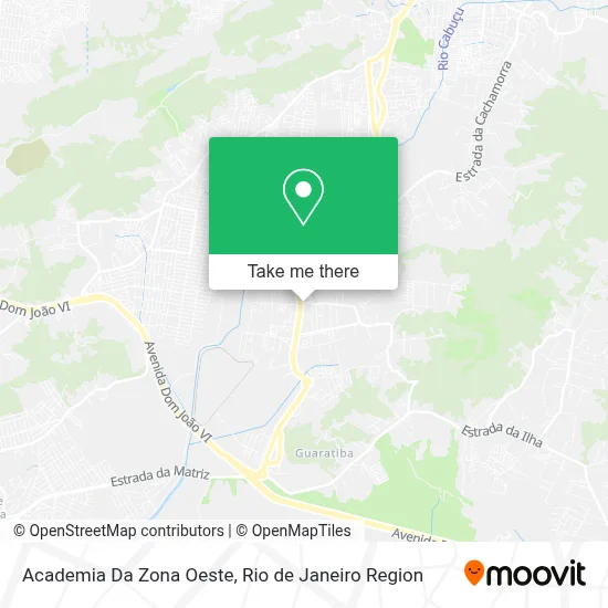 Academia Da Zona Oeste map