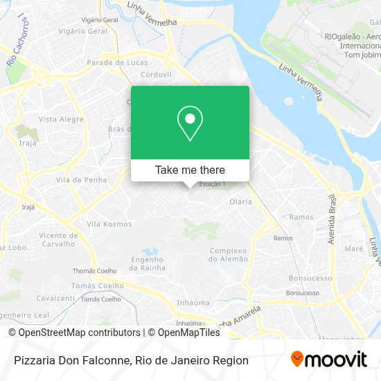 Pizzaria Don Falconne map