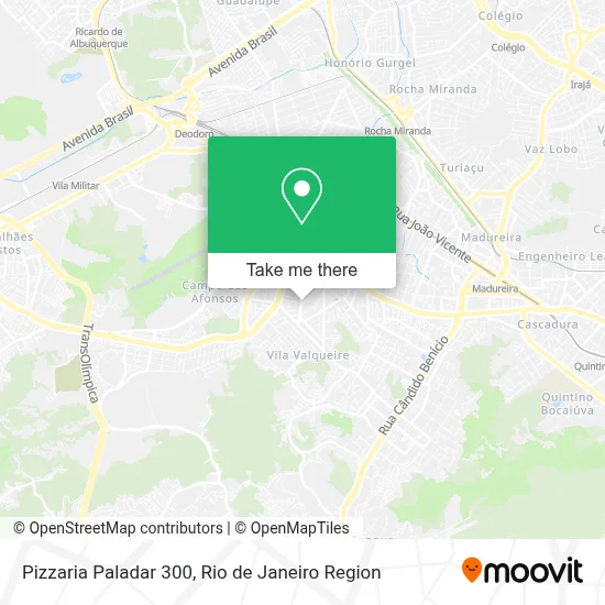 Pizzaria Paladar 300 map