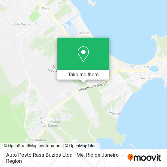 Auto Posto Rasa Buzios Ltda - Me map