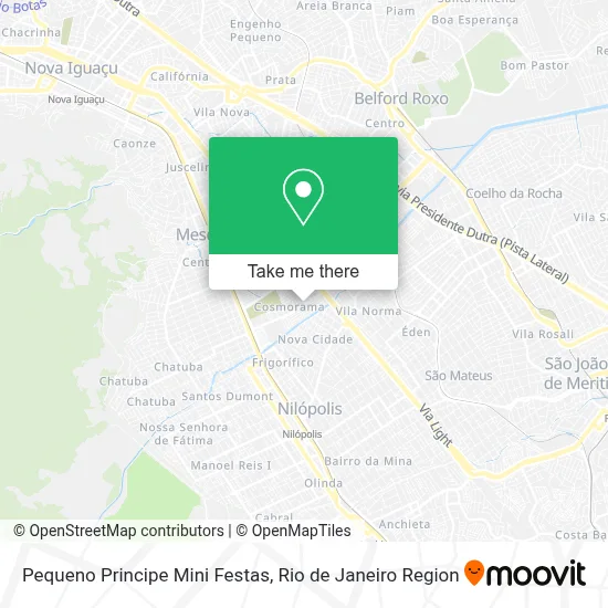 Pequeno Principe Mini Festas map