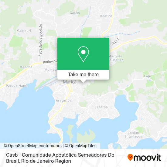 Casb - Comunidade Apostólica Semeadores Do Brasil map
