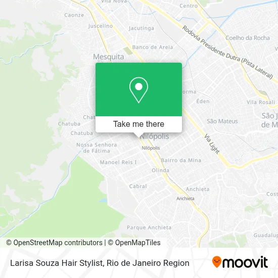 Larisa Souza Hair Stylist map