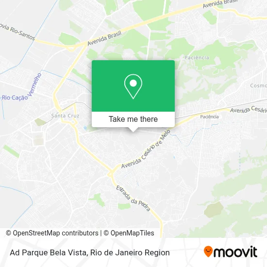 Ad Parque Bela Vista map
