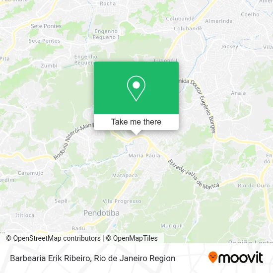 Barbearia Erik Ribeiro map