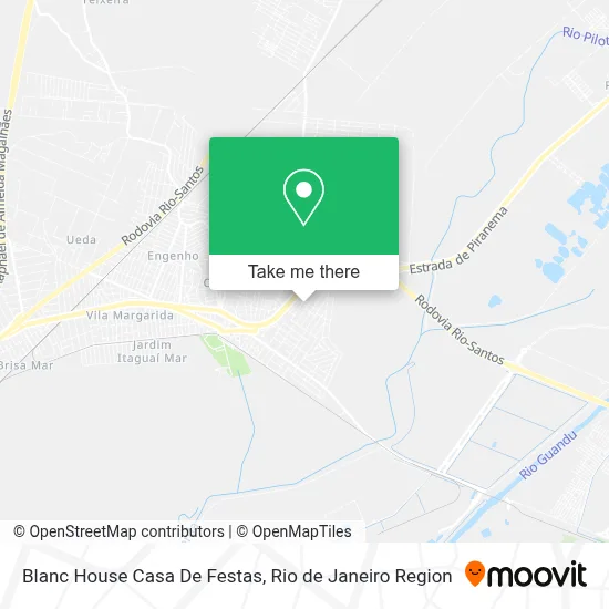 Blanc House Casa De Festas map